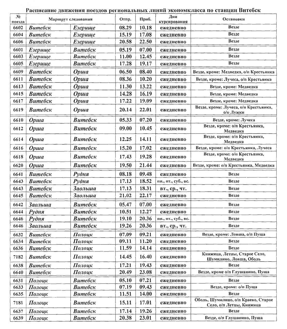 Расписание маршруток кричев. Расписание поездов и электричек. График движения поездов. Расписание дизель поезда Витебск-Орша. Расписание маршрутов поездов.