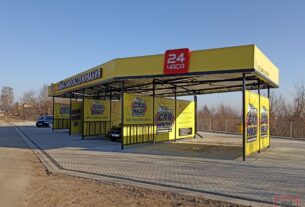 Фотофакт: В Поставах открылась мойка самообслуживания