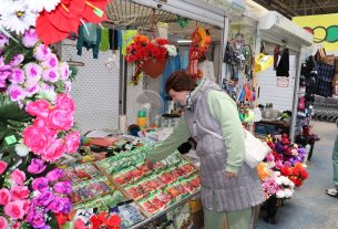 Рынок в Поставах работает в обычном режиме
