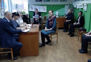 В Поставском районе профсоюзный прием провела Алла Жданович