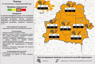 Метеорологи предупреждают об опасных явлениях погоды 5–7 мая