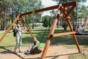 В Верхнедвинском районе возле Кургана Дружбы прошла встреча представителей России и Беларуси