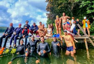 На оз. Болдук прошли соревнования по нырянию на 37-метровую глубину