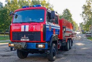 В СШ №1 прошли тактические учения по ликвидации возгорания электроплиты в столовой