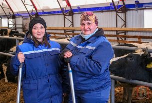 Начала работу первая очередь современного животноводческого комплекса в Баковичах