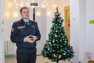 Фоторепортаж: ГАИ и комендатура "Поставы" посетили Центр коррекционно-развивающего обучения и реабилитации