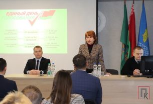 Галина Чаплинская посетила сегодня коллектив Поставского района газоснабжения