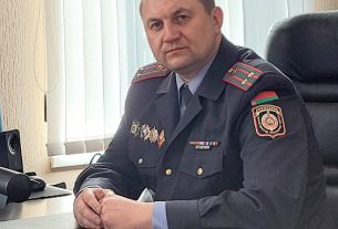 Начальник Поставского отделения Департамента охраны МВД Вадим Криштафович: «Голосуя, мы подаём пример своим детям»