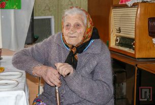 8 февраля старейшая жительница Поставщины Валентина Рыбцова из Лынтуп отметила 105-й день рождения