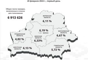 В первый день досрочного голосования на выборах депутатов явка граждан составила 5,94%