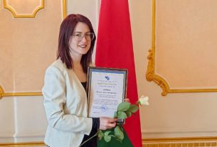 Ольга Лойко награждена Благодарностью Президиума совета Витебского областного объединения проф­союзов