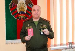 Военный комиссар Поставского района Николай Кулик награждён медалью «За безупречную службу» III степени