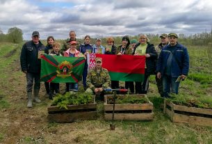 Фотофакт: 12 апреля личный состав госпиталя традиционно принял участие в акции «Обновим леса вместе!»