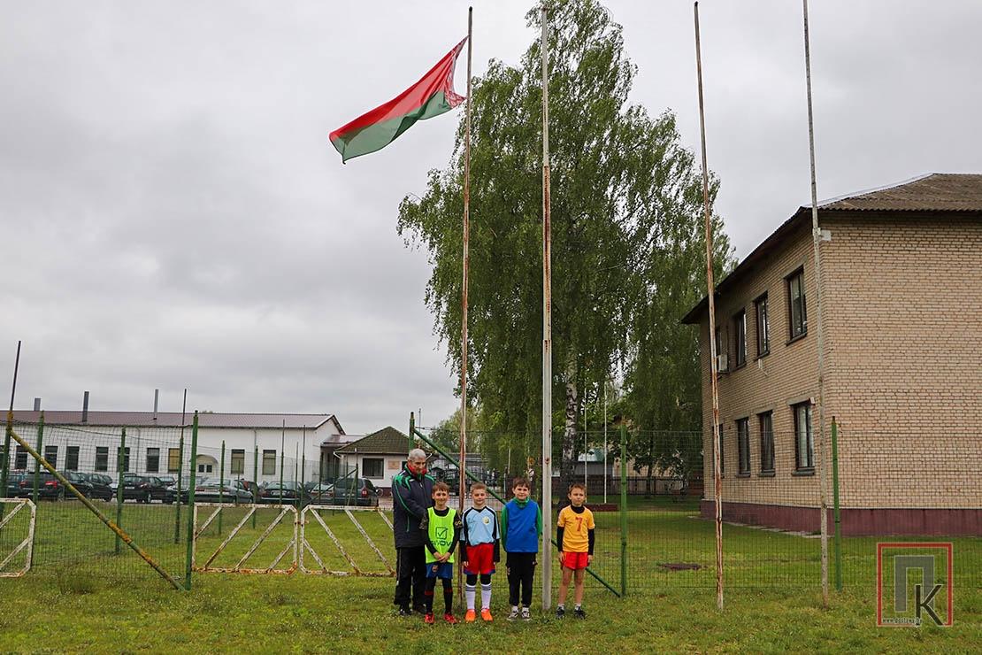 Соревнования среди детей и подростков по футболу "Кожаный мяч" стартовали сегодня в Поставах
