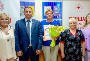 Поставчане приняли участие в торжественной встрече в рамках месячника Красного Креста