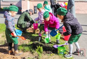 Аллея поколений появилась возле детского сада "Крынічка" на Юбилейной (+видео)