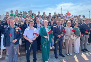 Поставчане приняли участие в торжественном открытие Третьего трудового семестра в Витебске