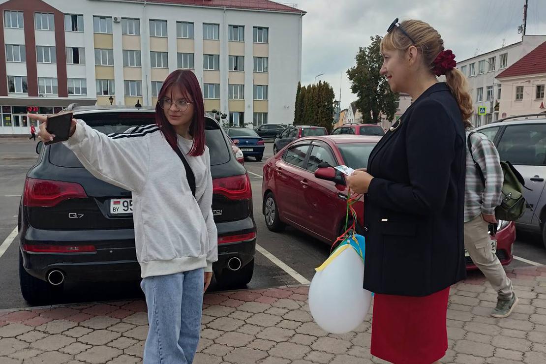 В Поставах прошла акция "Как пройти в библиотеку"