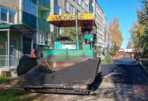 Фотофакт: Новое асфальтовое покрытие появилось во дворе дома №5 по ул. Юбилейной