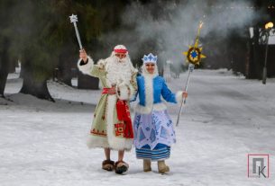 Фоторепортаж: Анимационная программа "Да Зюзі з Дедам Баем усіх чакаем" на СТК "Озерки" (+видео)