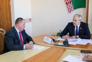 Игорь Сергеенко завершил приём граждан в Поставском райисполкоме