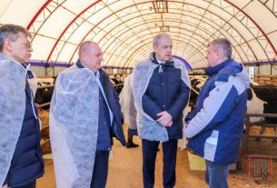 Сегодня с рабочим визитом Поставский район посетил Игорь Сергеенко