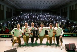 Фоторепортаж: 3 апреля в Поставах при полном аншлаге прошёл концерт группы «Дрозды»