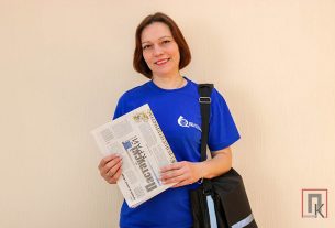 Почтальон Ольга Вишневская: «Приятно, что люди ждут меня, а я стараюсь приходить к ним с хорошим настроением»