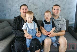 Двойное счастье пришло в семью Евгения и Алеси Лысёнок — близнецы Денис и Олег
