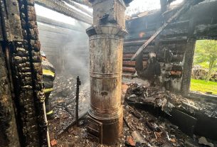 На пожаре в Поставском районе погиб хозяин дома и его гость