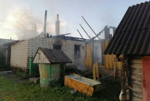 В Дуниловичах произошёл пожар. Погиб человек