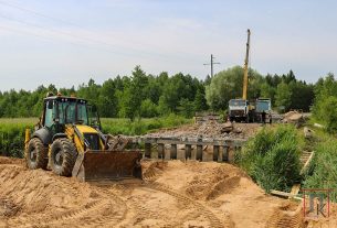 «Танковый» мост закрыт для проезда. Ремонтные работы начались в конце июня и продлятся до декабря