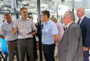 10 июля в Поставах прошло выездное заседание президиума республиканского комитета профсоюза ЖКХ и сферы обслуживания