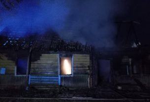 13 сентября в д. Иодовцы горели дом, баня и хозяйственная постройка