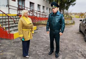 28 октября Дуниловичи посетил член Совета Республики Сергей Мелешкин