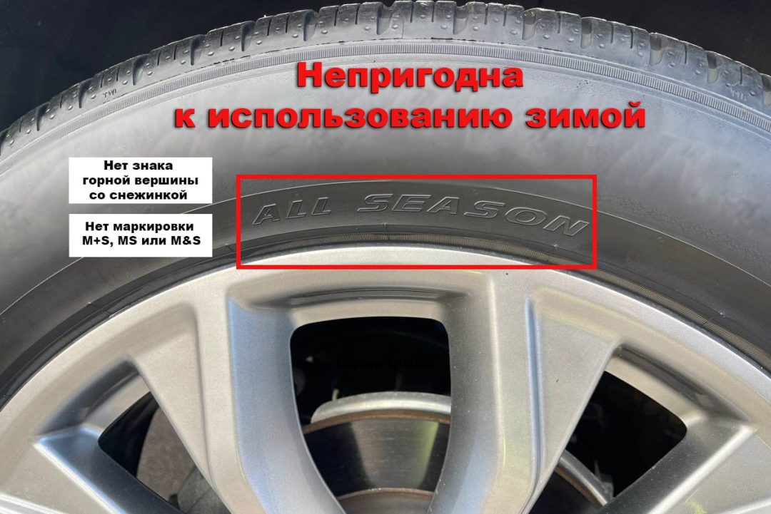 Какие шины считаются зимними по новым ПДД, рассказали в ГАИ