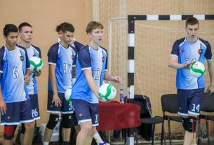 Фоторепортаж: Открытие волейбольного сезона в Поставах