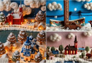 Уютные Поставы в вязаном образе! Не отстаем от трендов (видео)