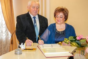 Людмила и Александр Гедройцы торжественно отпраздновали золотую свадьбу
