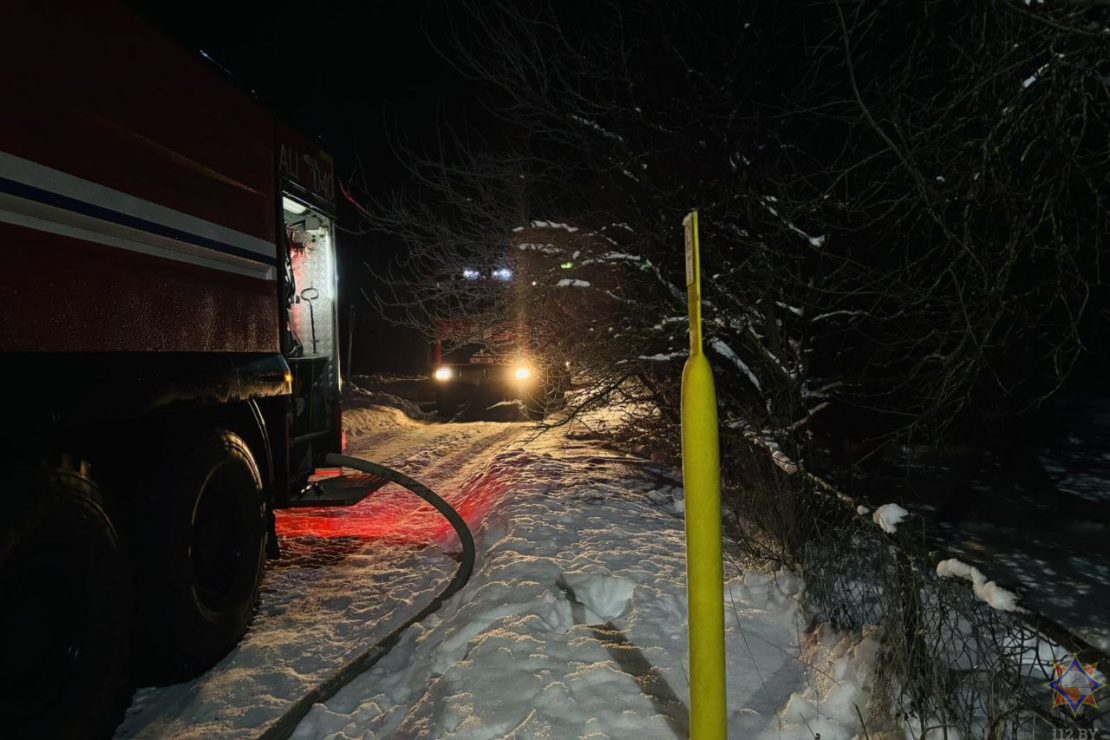 В Поставском районе на пожаре погиб мужчина