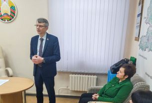 Председатель районного Совета депутатов Юрий Киселёв встретился с работниками Поставского РУПС