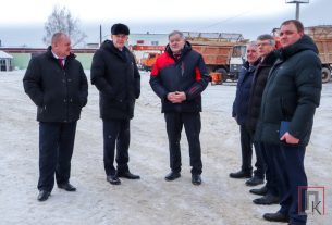 Игорь Сергееенко ознакомился с работой филиала Витебскоблдорстроя «Поставское ДРСУ-132»