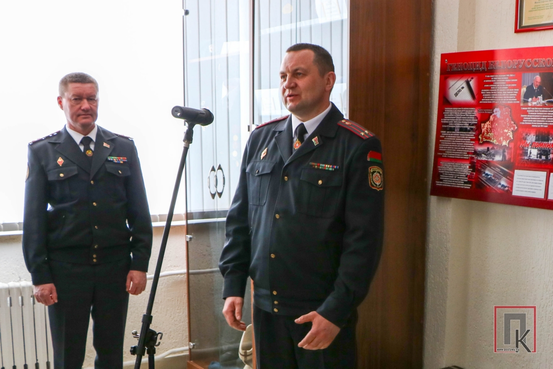 В Поставах открыли обновленный пункт централизованного наблюдения Поставского отделения Департамента охраны