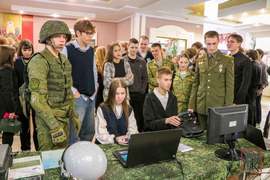 В Поставах прошло масштабное профориентационное мероприятие с участием Военной академии