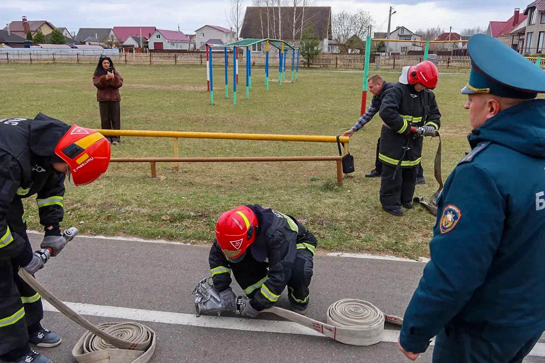 В Поставском районе определили лучших юных спасателей-пожарных
