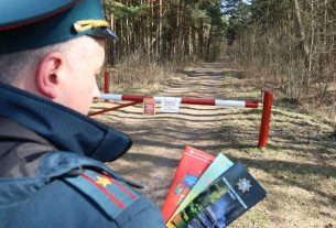 «Зелёный щит» Постав: спасатели и работники лесничеств держат оборону против огня