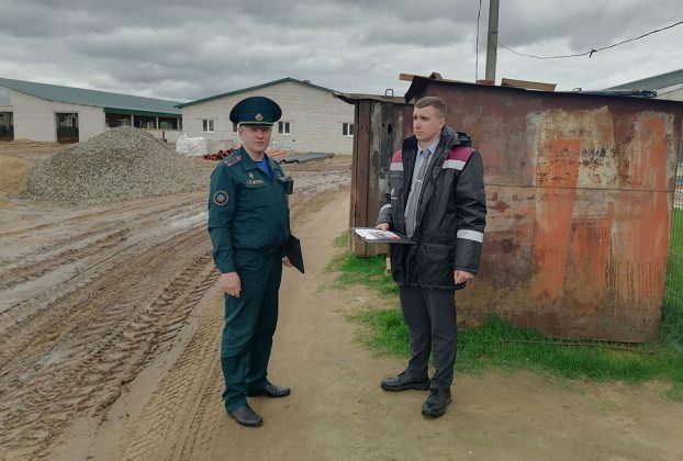 Поставский РОЧС и энергогазинспекция проверили объекты строительства Поставский РОЧС и энергогазинспекция проверили объекты строительства