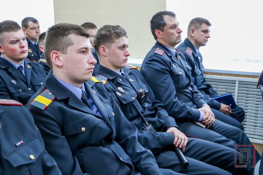 Поставский РОВД посетили начальник ГУ ГАИ МОБ МВД Республики Беларусь Виктор Ротченков