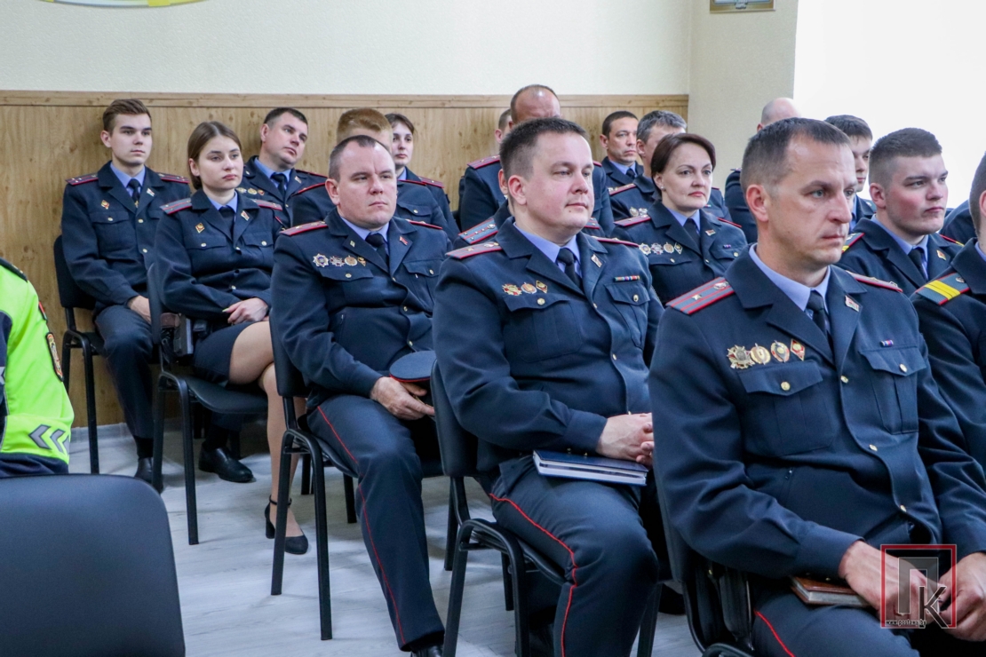 Поставский РОВД посетили начальник ГУ ГАИ МОБ МВД Республики Беларусь Виктор Ротченков