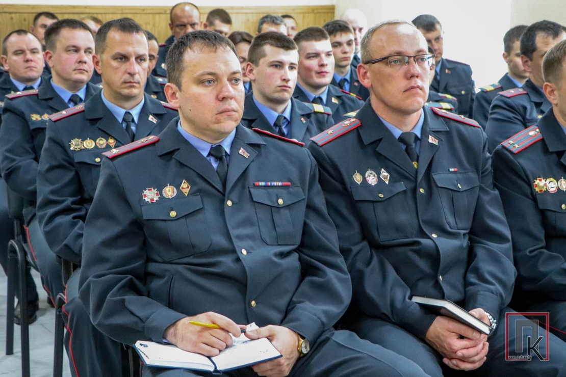 Поставский РОВД посетили начальник ГУ ГАИ МОБ МВД Республики Беларусь Виктор Ротченков